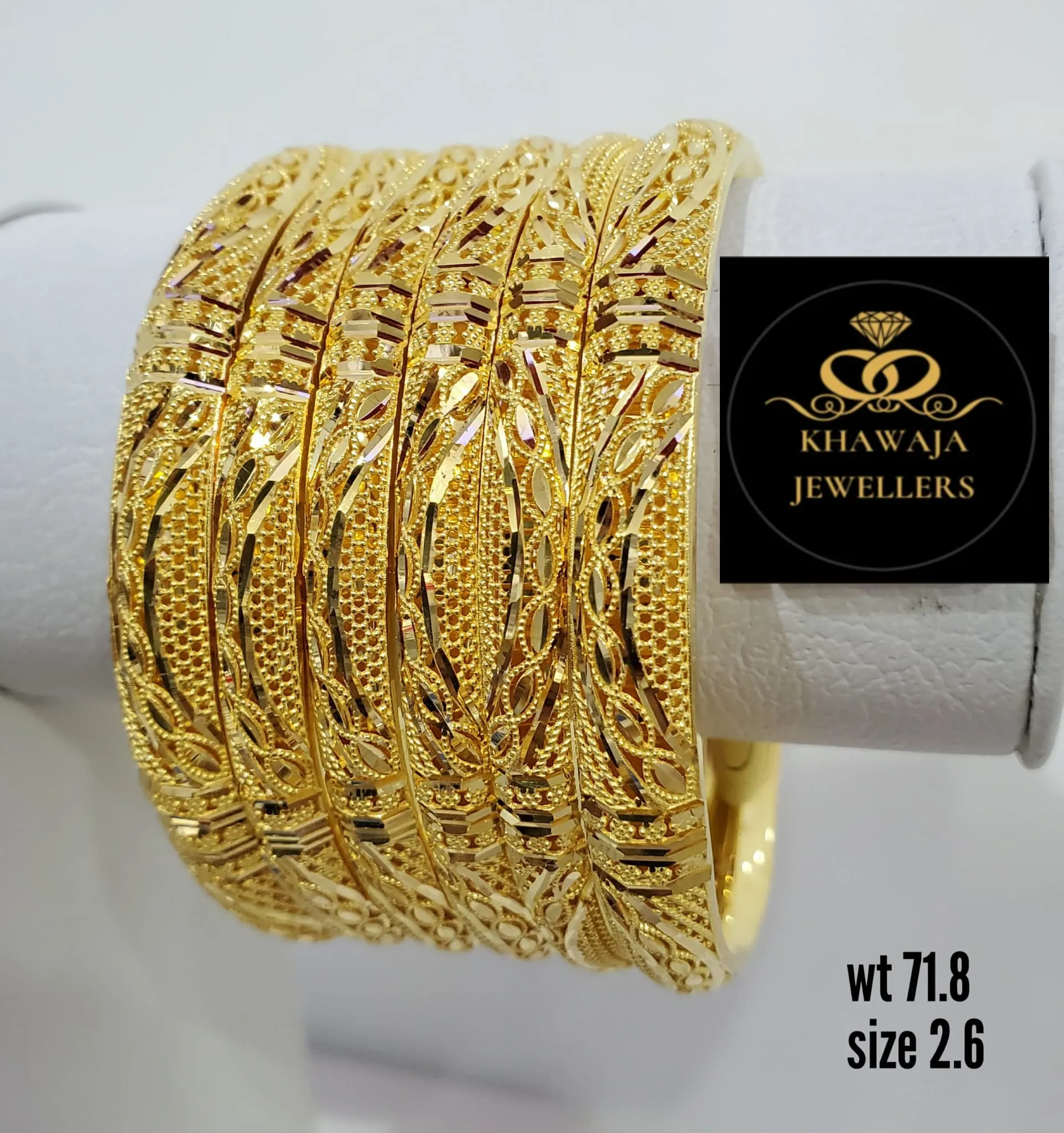 Gold Bangles Item 11