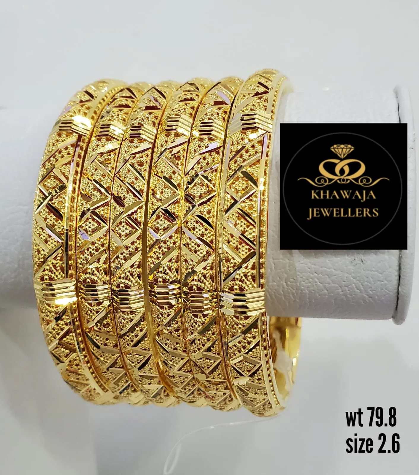 Gold Bangles Item 14