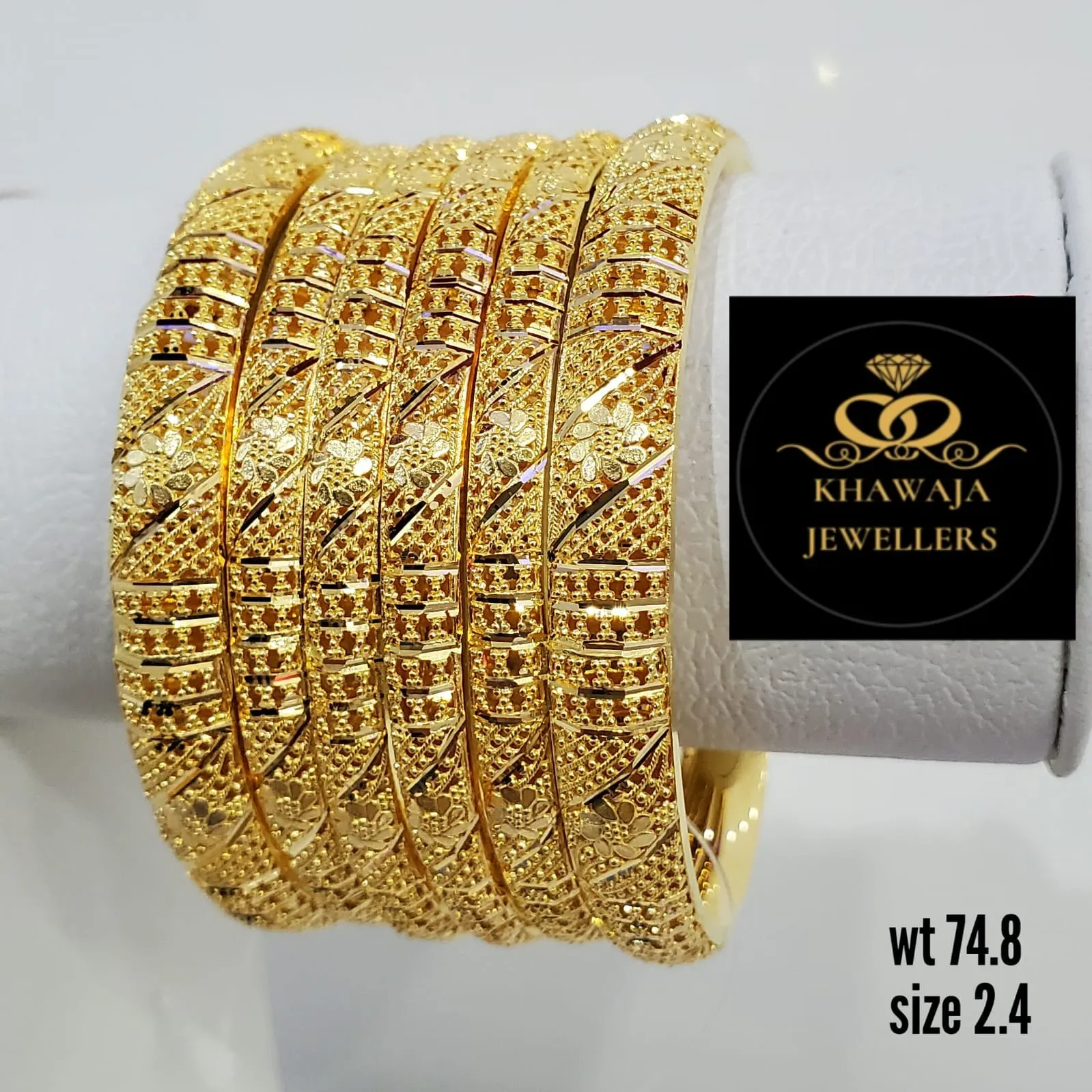 Gold Bangles Item 16