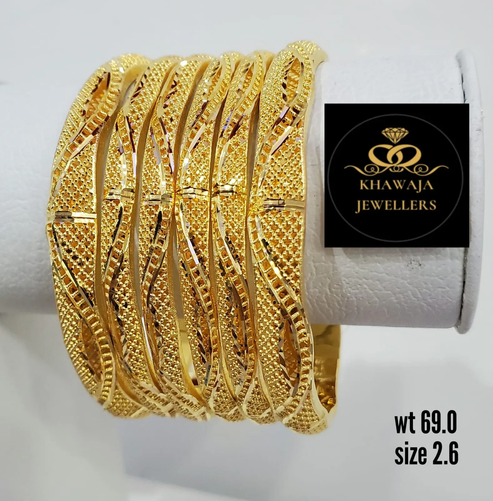 Gold Bangles Item 17