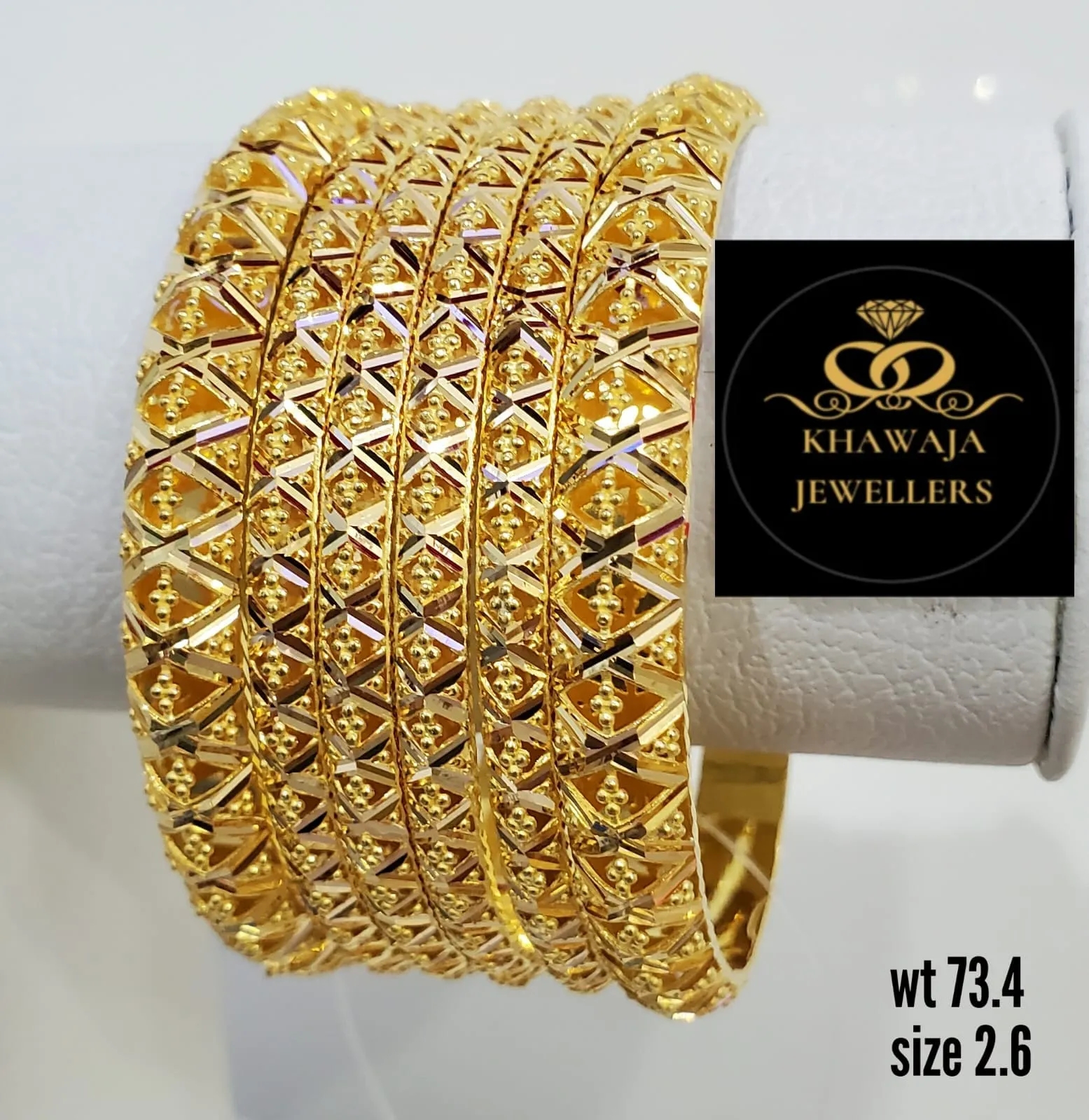 Gold Bangles Item 22