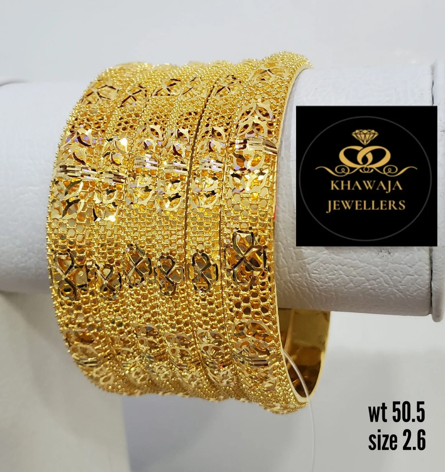 Gold Bangles Item 25
