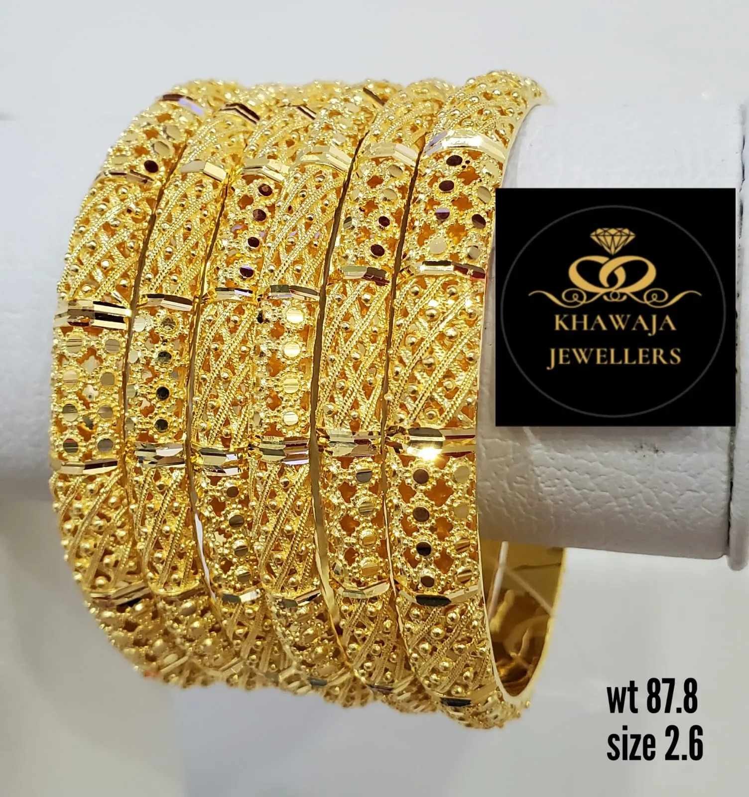 Gold Bangles Item 33