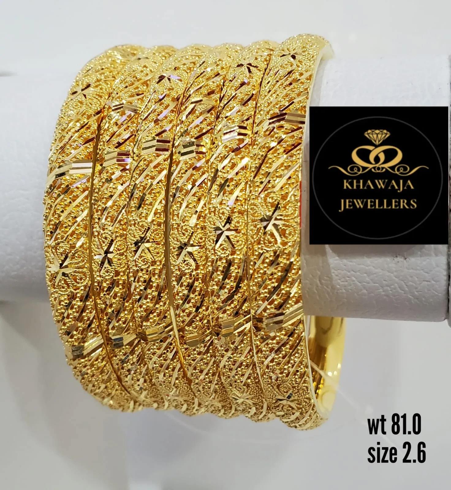 Gold Bangles Item 36