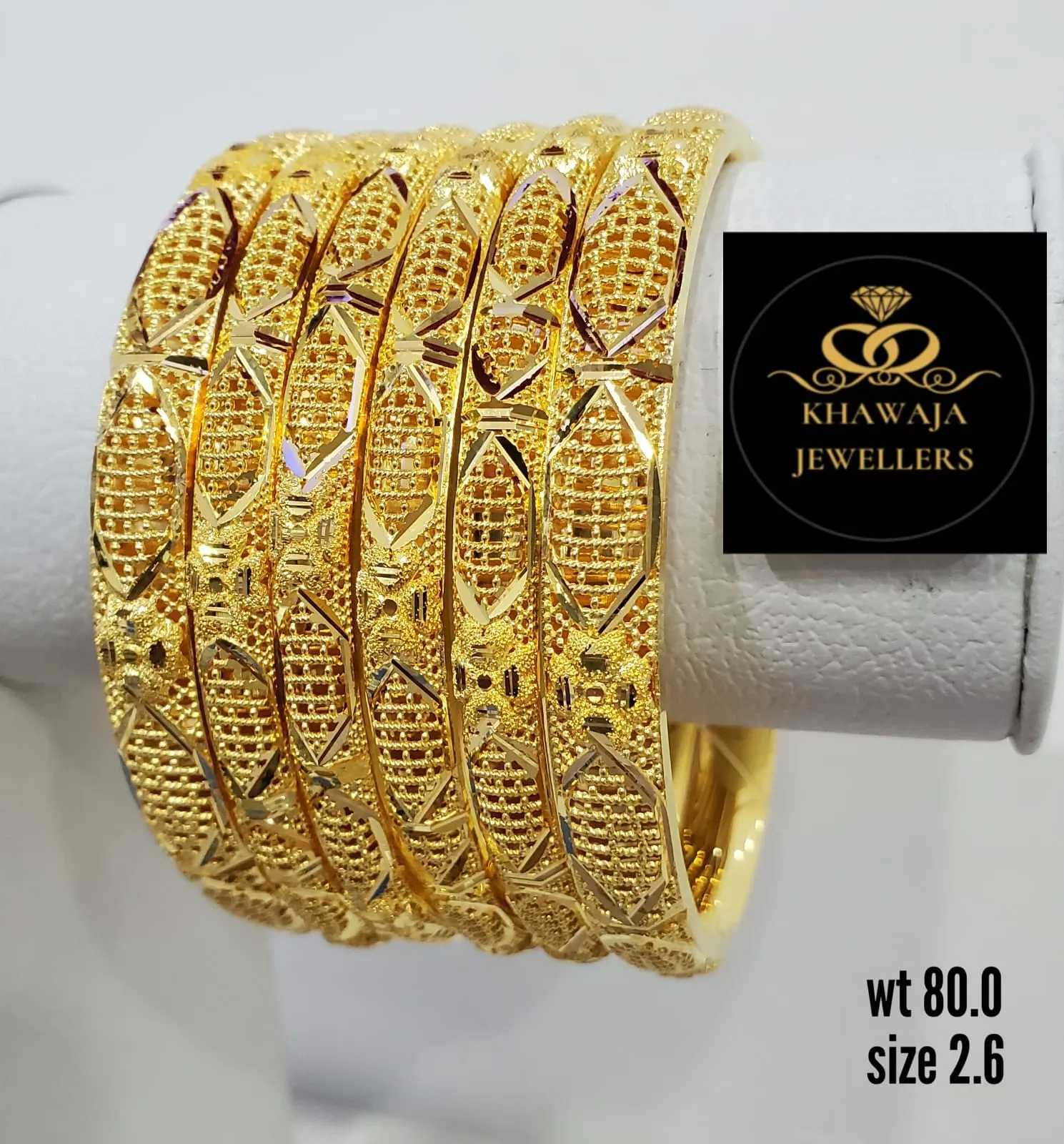 Gold Bangles Item 41