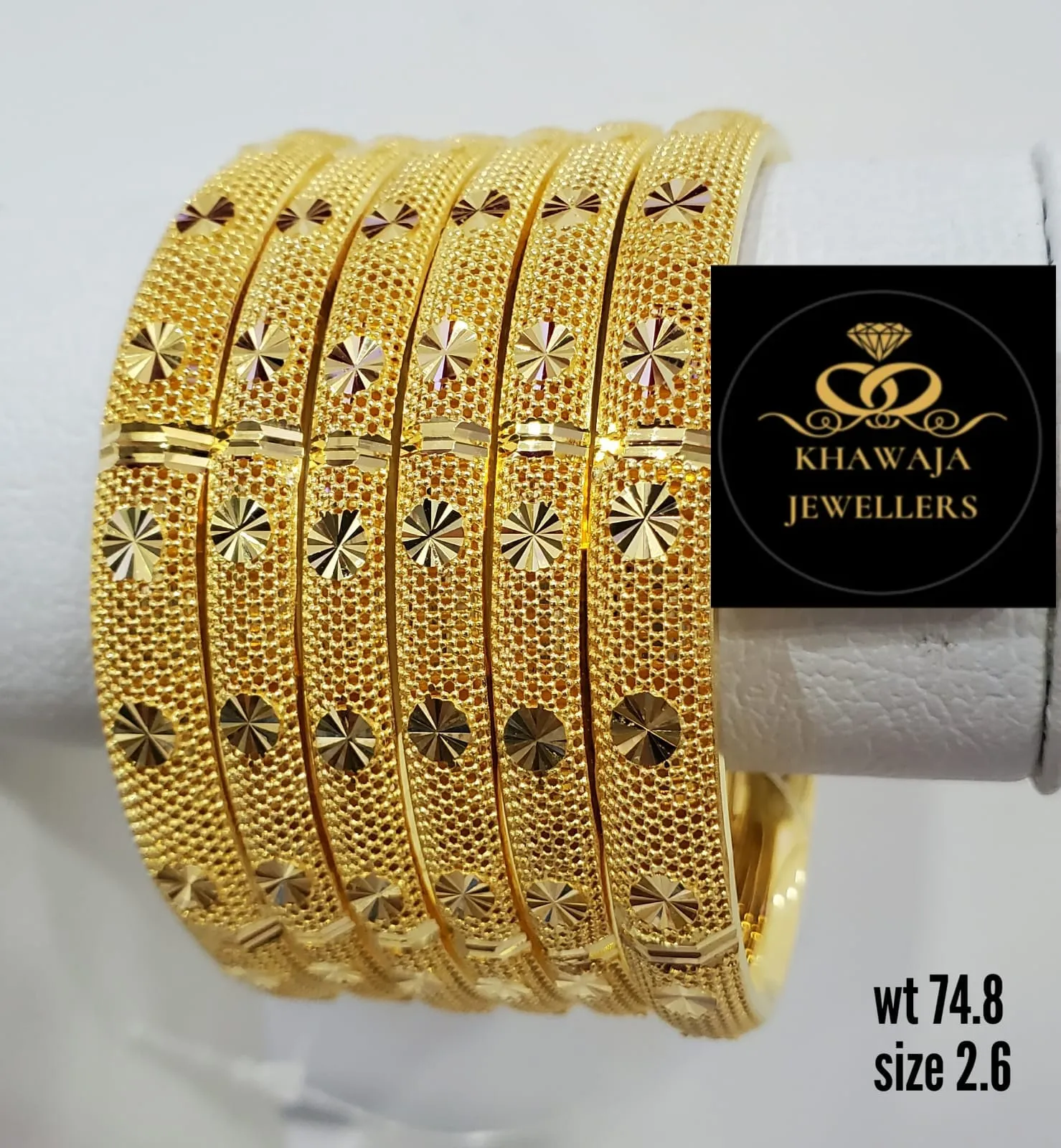 Gold Bangles Item 42