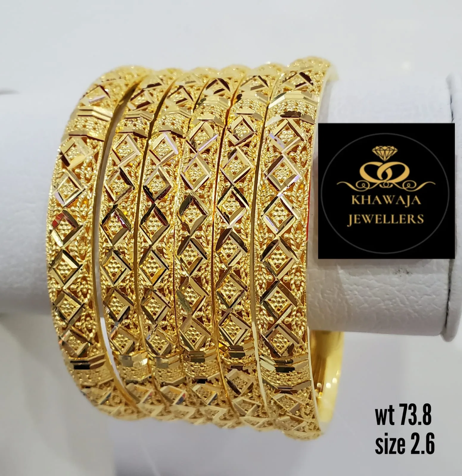 Gold Bangles Item 47