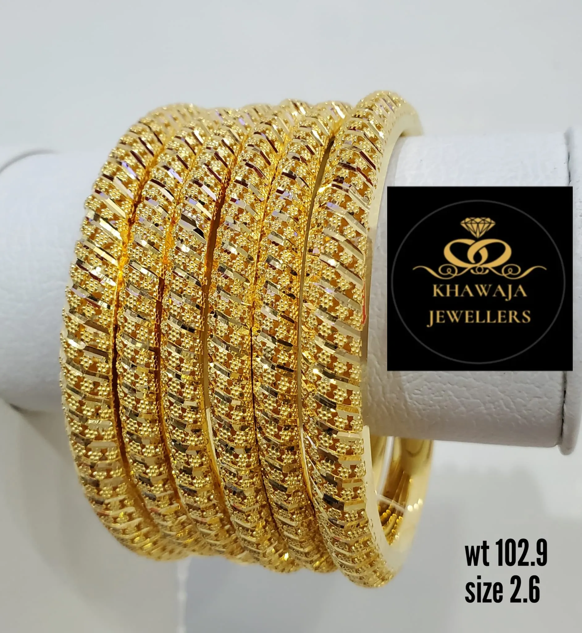 Gold Bangles Item 6